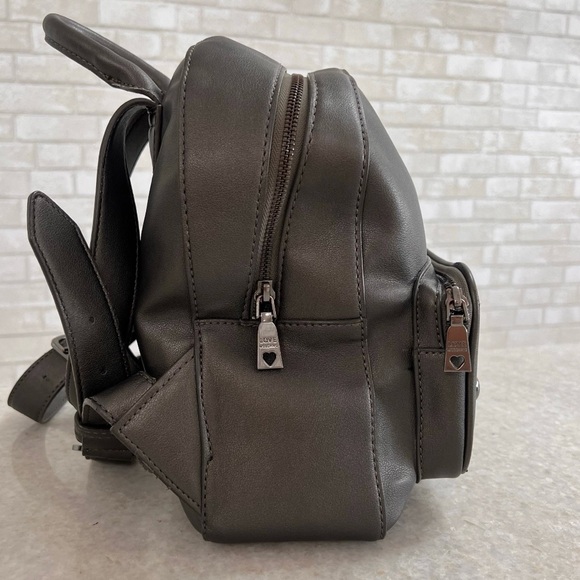 Love Moschino- Mini Backback | Gray W/ Gunmetal Hardware | Dustbag, Paperwork main image 12